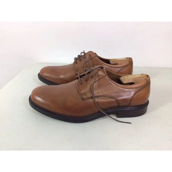 Johnston & Murphy Leather Dress Shoes Mens 12 - Picture 2 of 8